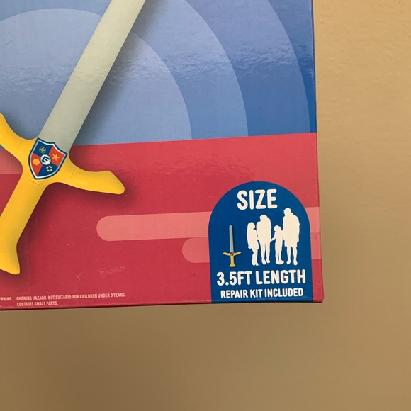 EVOLVE WATER Inflatable Pool Noodle Knight Sword 3.5 FT BRAND NEW All Ages - Picture 2 of 7